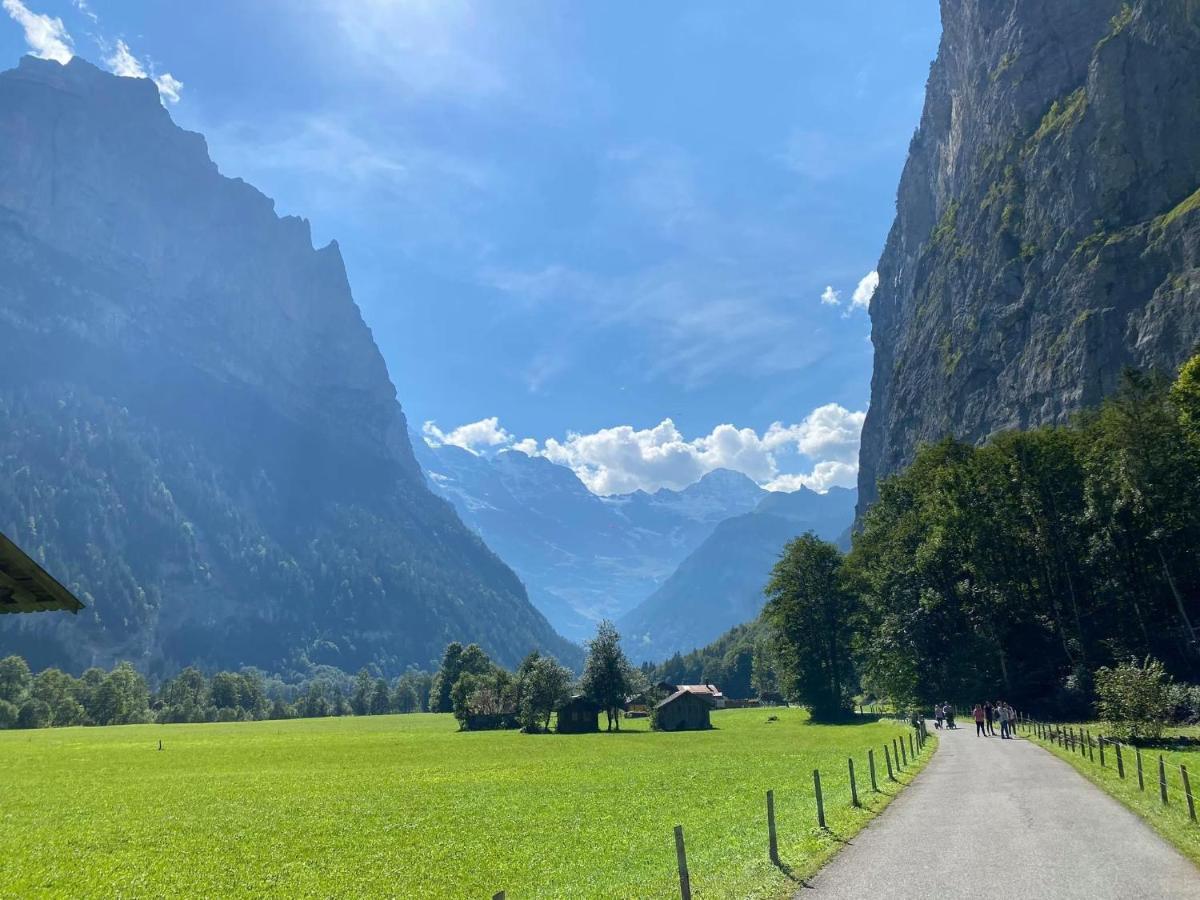 Ferienwohnung Talhaus Lauterbrunnen Esterno foto